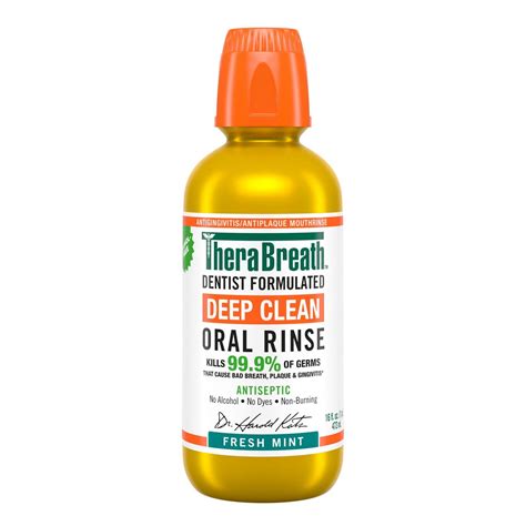TheraBreath Oral Rinse Mouthwash · 1L